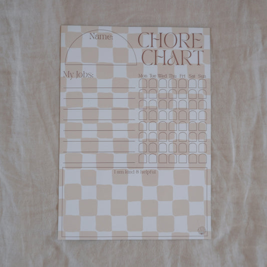 Mango Checkers Chore Chart