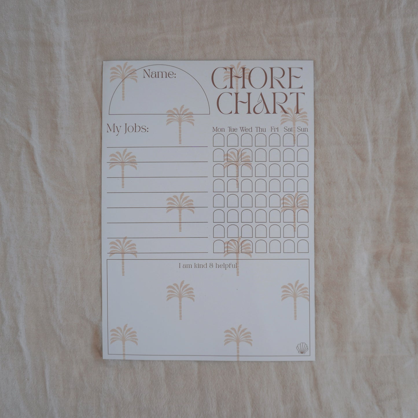 Palma Chore Chart